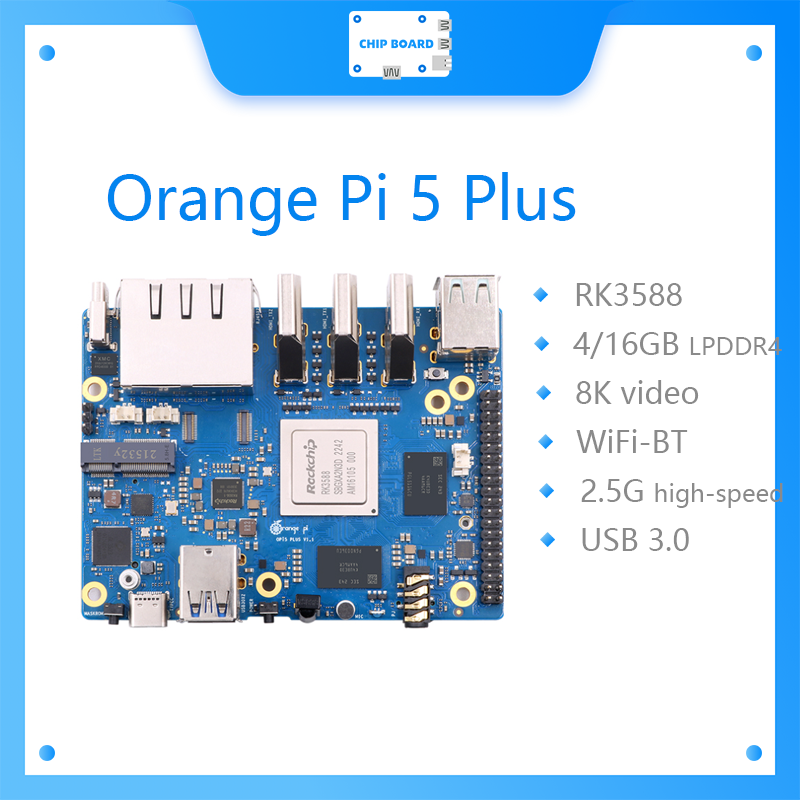 Orange Pi 5 Plus 16Gb - ORANGE Pi 5 plus บอร์ดเดี่ยว RK3588คอมพิวเตอร์โมดูล