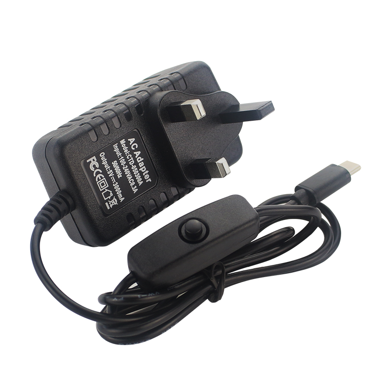 แหล่งจ่ายไฟ 5V 3A พร้อมสวิตช์เ - Banana Pi Bpi-M5 บทวิจารณ์และราคา