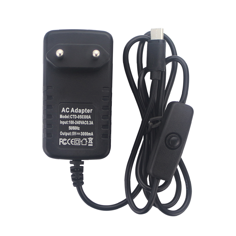 แหล่งจ่ายไฟ 5V 3A พร้อมสวิตช์เ - Banana Pi Bpi-M5 บทวิจารณ์และราคา