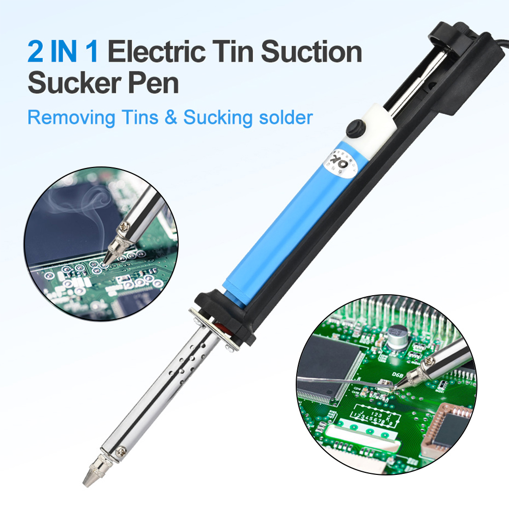 ชุดเครื่องมือดูดตะกั่วไฟฟ้า 30 - Desoldering Gun Vacuum Electric บทวิจารณ์และราคา