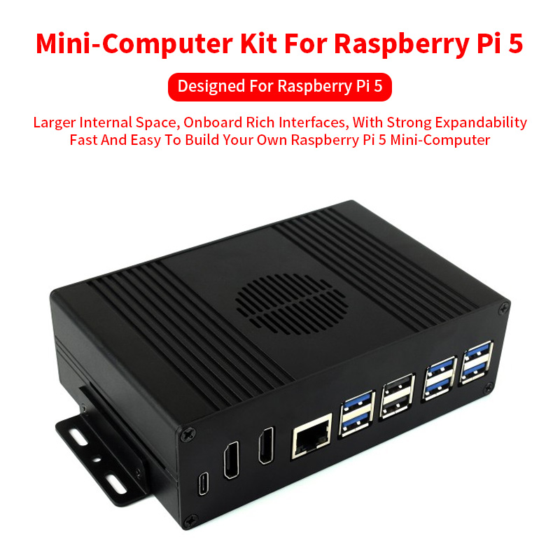 Raspberry Pi 5ชุดมินิคอมพิวเตอ - Raspberry Pi 5 8Gb Kit บทวิจารณ์และราคา